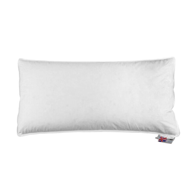 "Rackhams Duck Feather Euro Continental Pillow - 40cm x 80cm (16""x32"")" - image 1