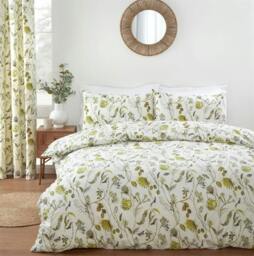 Rackhams Grove Duvet Cover Set - Fennel - King