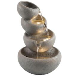 Rackhams Water Fountain Outdoor, 4-Tier Garden Water Feature - Mixed Colour - 35 x 32 x 50 cm - 1 - thumbnail 2