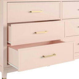 Rackhams Camila Writing Desk in White / Golden - Gold - thumbnail 5