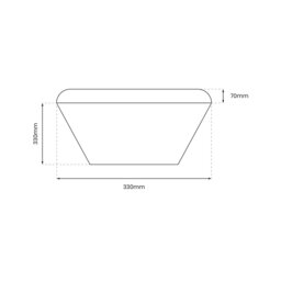 Rackhams Nemo Black LED Ceiling Lamp 33 cm 16W PIR Sensor Weather Proof Bathroom Outdoor Great Value - thumbnail 4