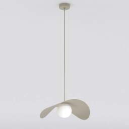Rackhams RITUAL Lge Pendant Lamp 1 x G9 Beige - thumbnail 6