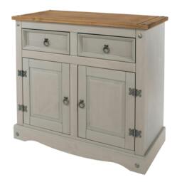Rackhams Corona Small Sideboard with 2 Doors & 2 Drawers - Brown - thumbnail 6
