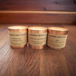 Rackhams Mini Scented Candles Gift Set - Copper - Copper - thumbnail 2