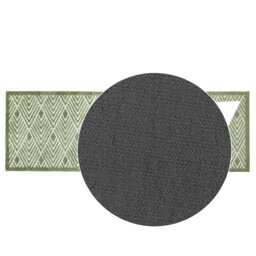 Rackhams Mega Mat Machine Washable Entrance Runner, 50x150cm, Green Geo - thumbnail 6