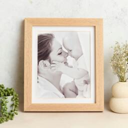 "Rackhams Solid Oak Picture Frame with Mount - Natural Finish - 6 x 8""" - thumbnail 6