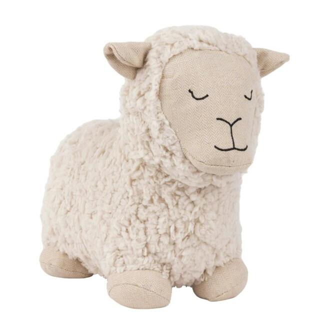 Rackhams Shearling Sheep Doorstop - White - White - image 1
