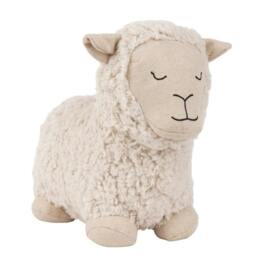 Rackhams Shearling Sheep Doorstop - White - White