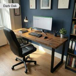 Rackhams Rustic Office Desk - 260 - 60 - thumbnail 2
