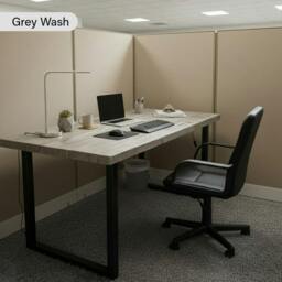 Rackhams Rustic Office Desk - 260 - 60 - thumbnail 3