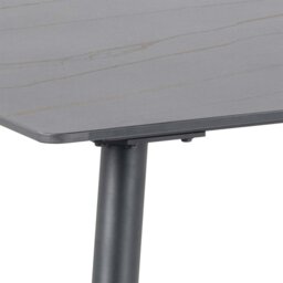 Rackhams Wicklow Ceramic Dining Table in Black - Black - No - Black - thumbnail 6