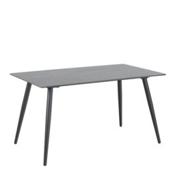 Rackhams Wicklow Ceramic Dining Table in Black - Black - No - Black