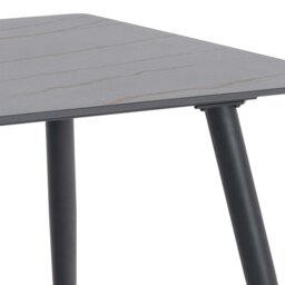 Rackhams Wicklow Ceramic Dining Table in Black - Black - No - Black - thumbnail 5