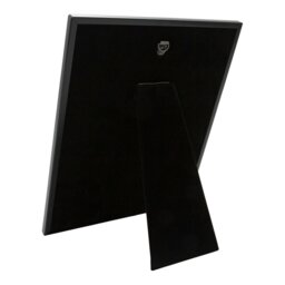Rackhams 60th Anniversary Matte Black 5x7 Picture Frame with Diamante Rings - thumbnail 4