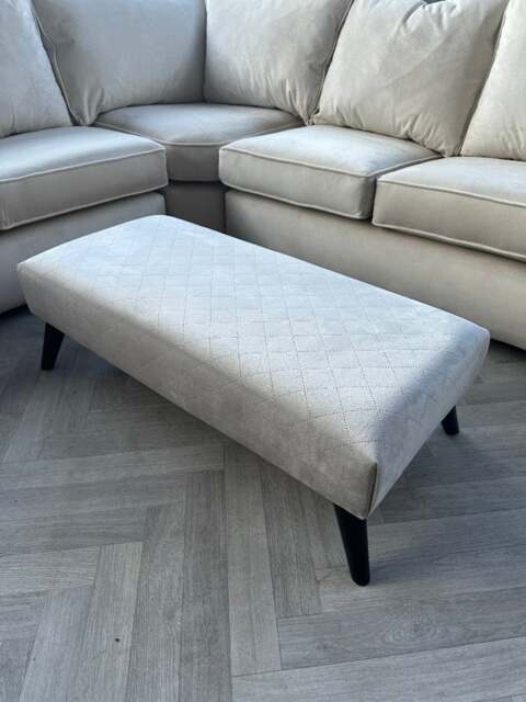 Rackhams Premium Stitched Footstool Bench & Coffee Table – Non-Storage - 30 x 20 Inches (76 x 51cm) - image 1