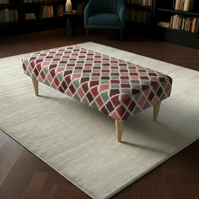 Rackhams Premium Multi-Functional Seating and Coffee Table Piece with Hand-Stitched Lid - 40 x 18 Inches (102 x 46cm) - image 1