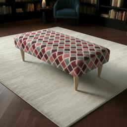Rackhams Premium Multi-Functional Seating and Coffee Table Piece with Hand-Stitched Lid - 40 x 18 Inches (102 x 46cm) - thumbnail 1