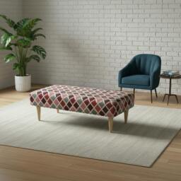 Rackhams Premium Multi-Functional Seating and Coffee Table Piece with Hand-Stitched Lid - 40 x 18 Inches (102 x 46cm) - thumbnail 5