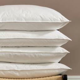 Rackhams Duck Feather & Down Pillows - Medium - Standard - 4 Pack