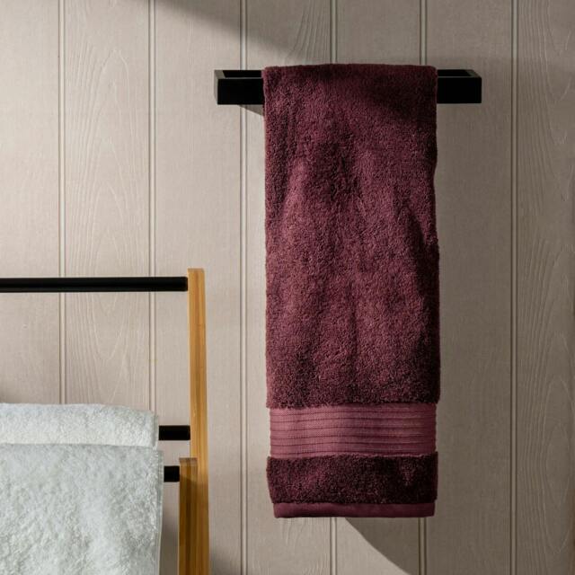 Rackhams Aubergine Egyptian Cotton Hand Towel - 2 Pack - image 1