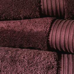 Rackhams Aubergine Egyptian Cotton Hand Towel - 2 Pack - thumbnail 3