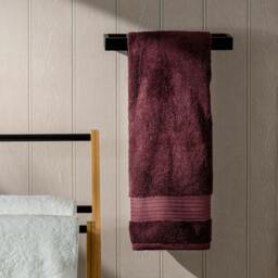 Rackhams Aubergine Egyptian Cotton Hand Towel - 2 Pack