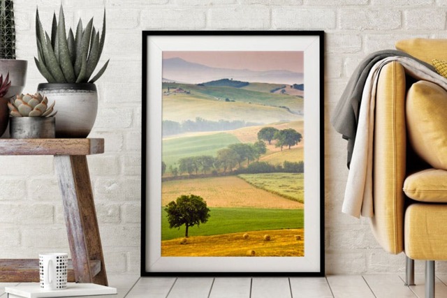 Rackhams Tuscan Fields - Framed Print 30 x 20 inch - image 1