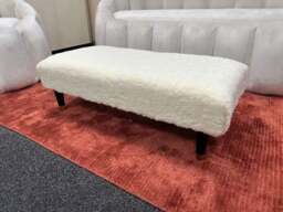 Rackhams Luxury Footstool – Soft Cozy Fur Bench for Living Room Comfort - 40 x 18 Inches (102 x 46cm) - thumbnail 6