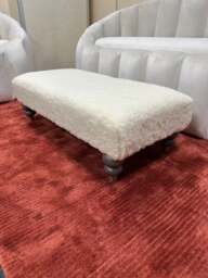 Rackhams Luxury Footstool – Soft Cozy Fur Bench for Living Room Comfort - 40 x 18 Inches (102 x 46cm) - thumbnail 2
