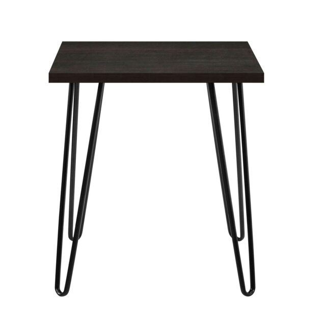 Rackhams Owen Retro End Table in Espresso Colour - Brown - image 1