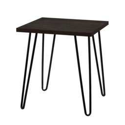 Rackhams Owen Retro End Table in Espresso Colour - Brown - thumbnail 2