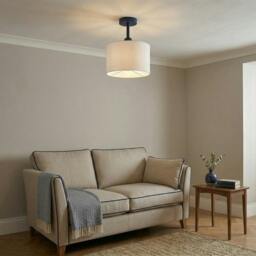 Rackhams Traditional Midnight Blue Ceiling Light Fitting to Hold Lamp Shades - thumbnail 6