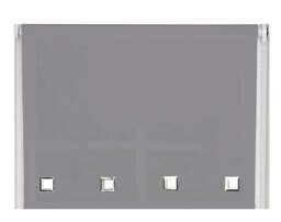 Rackhams Slate Grey Square Eyelet Edge Roller Blind - 95cm - thumbnail 6