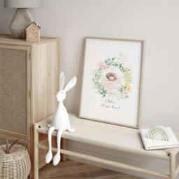 Rackhams Baby's Room Pictures - Wall art print - 20 x 30 in / 50 x 76 cm - Matte Museum Quality Art Paper 290 gsm - Oak Frame - thumbnail 4