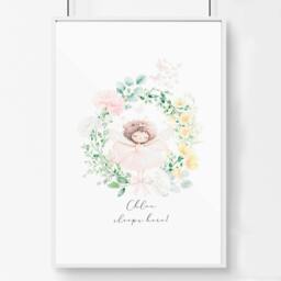 Rackhams Baby's Room Pictures - Wall art print - 20 x 30 in / 50 x 76 cm - Matte Museum Quality Art Paper 290 gsm - Oak Frame - thumbnail 5