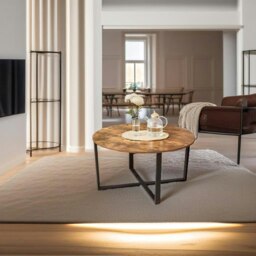 Rackhams Large Round Coffee Table - thumbnail 2