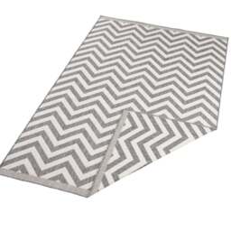 Rackhams Palma Reversible Indoor-Outdoor Grey Rug - 160X230 cm - thumbnail 3