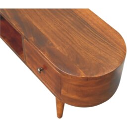 Rackhams Chestnut Round Open Media Unit - thumbnail 5