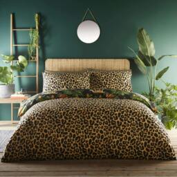 Rackhams Jungle Cats Duvet Cover Set - Double - Double - thumbnail 4