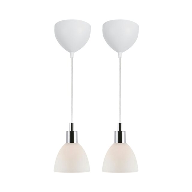Rackhams Ray 2-Kit - Ceiling pendant - Chrome - Silver - Glass - 1 - image 1