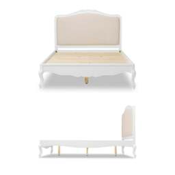 Rackhams Juliette White Bed Frame French Style with Upholstered Headboard 4ft6 5ft 6ft - Super King - 1920.00 - thumbnail 6