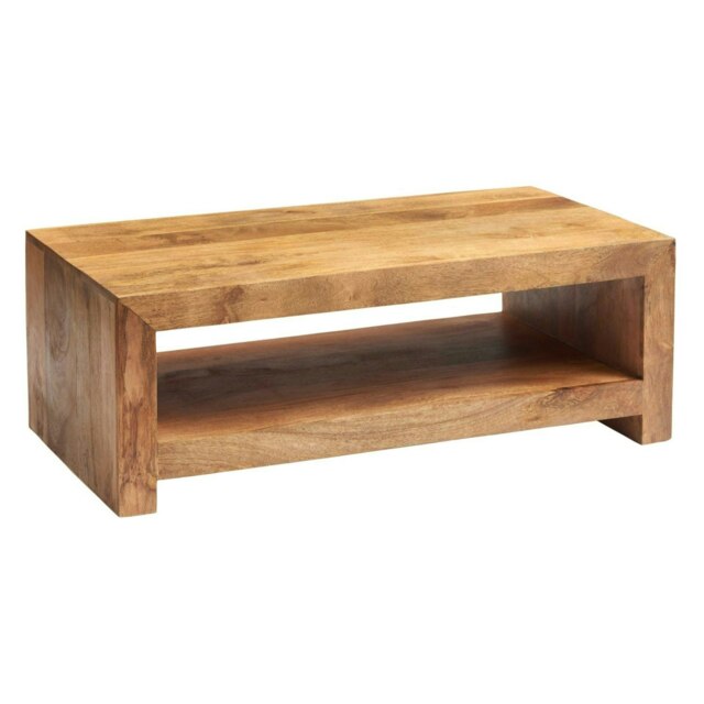 Rackhams Logan Light Mango Large Contemporary Coffee Table - image 1