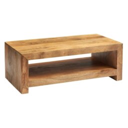 Rackhams Logan Light Mango Large Contemporary Coffee Table