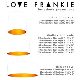 "Rackhams Jade Velvet Lampshade With Gold Foil Lining - 40cm Diameter x 23cm Height / (16"" x 9"")" - thumbnail 2
