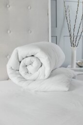 Rackhams Micra Plus – Polycotton Duvet And Pillows Hollowfibre Filled Set - Double - 13.5 - thumbnail 1