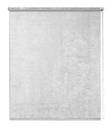 Rackhams Light Grey Crushed Velvet Roller Blinds - 90cm