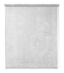 Rackhams Light Grey Crushed Velvet Roller Blinds - 90cm - thumbnail 2