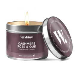 Rackhams Candle Tin - Cashmere Rose & Oud
