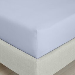 Rackhams 200 Thread Count Cotton Percale Extra Deep Fitted Sheet - Lavender - King - thumbnail 1
