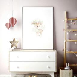 Rackhams Art For Nursery Walls - Set of 3 wall art prints - 20 x 30 in / 50 x 76 cm - Polyester Canvas 260 gsm - Canvas wrapped - thumbnail 4